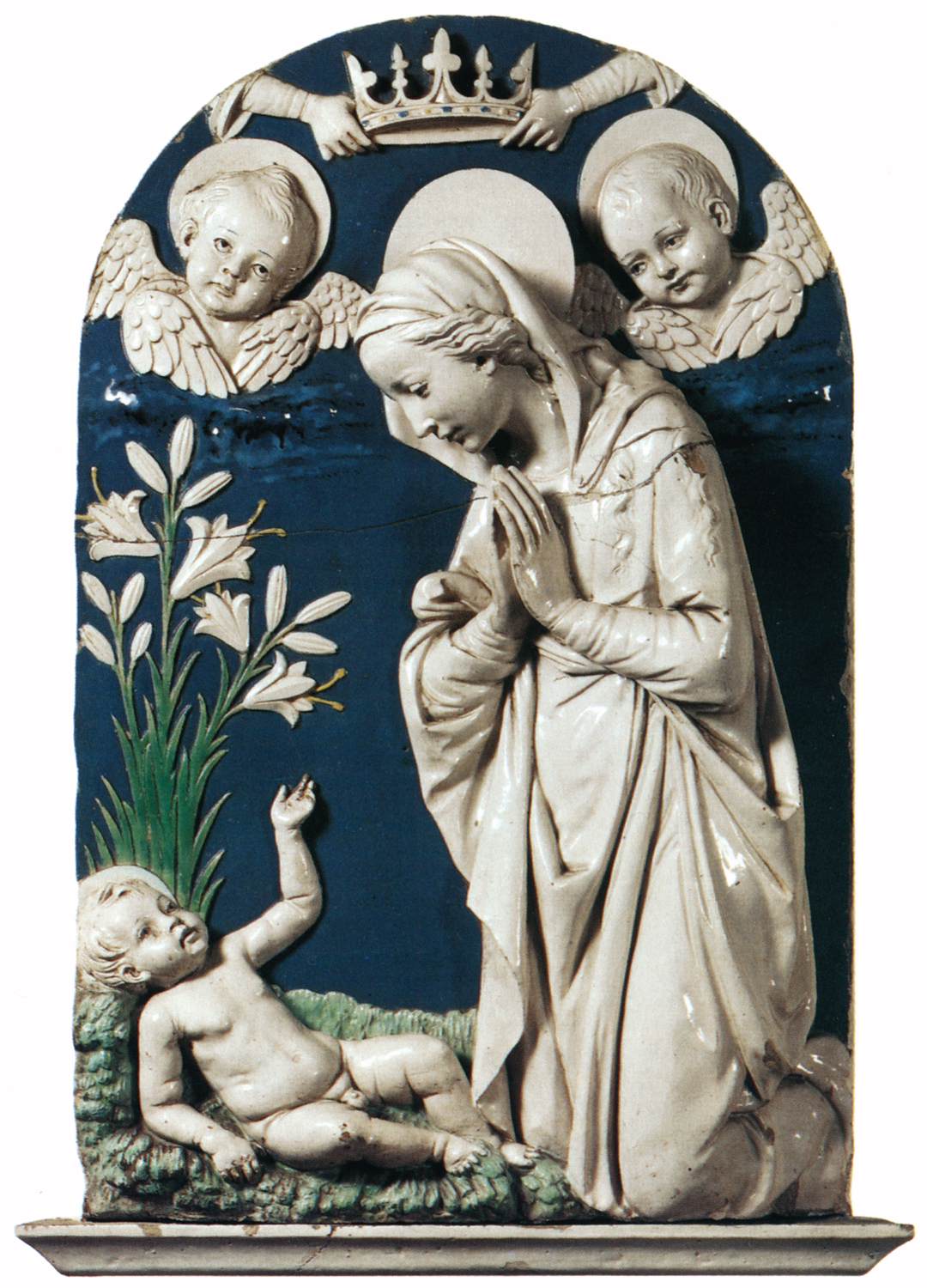 Adoration of the Child by Andre della Robbia