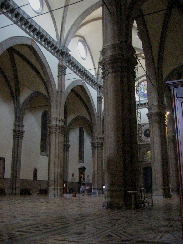 The interior of the Duomo