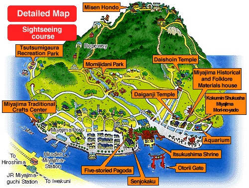 Miyajima Map