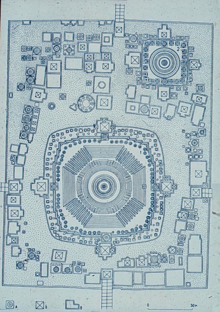 Map of Shwedagon Paya